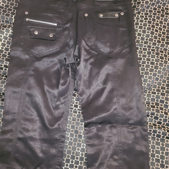 Leather style jeans - Picture 2 of 2